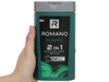 Tắm & gội 2 trong 1 Romano Classic hương nam tính 180g