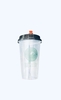 Cốc nhựa trong size lớn + nắp logo HQ