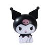 Tượng Kuromi tím, thỏ tai, áo bông