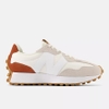 Giày Sneaker New Balance 327 chính hãng Classic Red Cream [Top Best Seller] - Có big size - Đỏ cam Kem