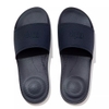 Dép FitFlop chính hãng kháng nước công nghệ iQUSHION Pool Navy Slides - Xanh