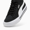 Giày thể thao sneaker chính hãng Puma Court Classic Vulcanized Formstrip Mid Top Black White - Đen trắng