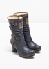 [ Hàng Auth - Full box ] Giày Boots chính hãng Mustang Faux Leather Cone Heeled Calf size 37