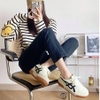 [Chính hãng] Giày Asics chính hãng Court MZ Cream Black Gum Auth full box