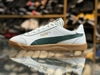 Giày Puma chính hãng CLUB 5V5 Vapor gray - Dark myrtle - Gold Gumsole Suede - Trắng xanh lá đế gum - size 40.5 42.5