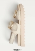 Giày Sandal Stradivarius chính hãng WIDE FIT WOMEN'S FLAT - Sandals - white