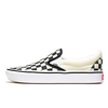 Giày Vans chính hãng Slip on Checkerboard Black White Comfycush