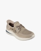 Giày SKECHERS chính hãng Slip on nam Delson 3.0 - Be