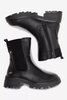 [ Hàng Auth - Full box ] Giày chính hãng Mustang Boots Chelsea Boots Black  lót lông - size 37