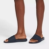 Dép FitFlop chính hãng kháng nước công nghệ iQUSHION Pool Navy Slides - Xanh