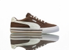 Giày thể thao sneaker chính hãng Puma Court Classic Vulcanised Formstrip Unisex Dark Brown Chocolate White - Nâu đậm trắng