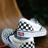 Giày Vans chính hãng Slip On Checkerboard Black White Classic