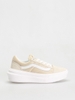 Giày Vans chính hãng Old Skool Overt  Plus CC Beige - White Sand - Be size 42