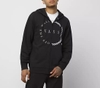 Áo khoác Hoodie Vans chính hãng Clockwise Full Zip Hoodie Black Cotton Sweatshirt Checkerboard VN000BN4BLK Đen
