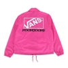 Áo khoác gió chính hãng Vans X Noon Goons Stacked Coaches Jacket - Đen - Hồng