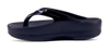 Dép phục hồi sức khoẻ chính hãng OOFOS Healthy Platform Black Sandal - Đen đế cao