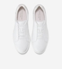 Giày hiệu Cole Haan chính hãng GrandPro Luxe Slip-On Sneakers All White - Trắng