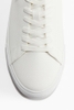Giày thể thao thời trang H&M chính hãng trắng da - leather all white
