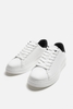 Giày sneaker Zara chính hãng White Platform - Dáng đế cao Trắng