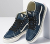 Giày Vans chính hãng Sk8-Hi Tapered Denim Embroidery Navy Blue & White