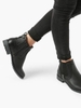 [ Hàng Auth - Full box ] Giày Boots chính hãng Mustang Ankle boots schwarz size 37 - Đen