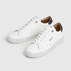 [Hàng auth] Giày thể thao sneaker thời trang thương hiệu Anh Pepe Jeans London Leather White Classic - Trắng cổ điển