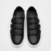 Giày sneaker Zara chính hãng Quai dán Velcro Đen Da - Black Leather