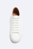 Giày sneaker Zara chính hãng All White Classic - Trắng Dáng cổ điển