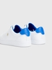 [ Hàng Auth ] Giày hàng hiệu Tommy Hilfiger Elevated Essential Leather Monogram Court Trainers Blue White - Trắng xanh