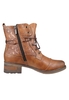 [ Hàng Auth - Full box ] Giày boots chính hãng Mustang Lace-up ankle boots size 37 - Nâu