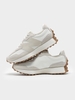 Giày Sneaker New Balance 327 chính hãng Classic Cream White Moonbeam [Top Best Seller] - Có big size - Trắng kem