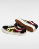 Giày Vans chính hãng Old Skool Premium Flame Black - Lửa Đen