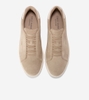Giày hiệu Cole Haan chính hãng GrandPro Luxe Slip-On Sneakers Suede Beige  - Be Da lộn