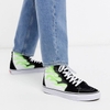Giày Vans chính hãng Old Skool Green Flame