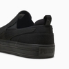Giày sneaker thể thao chính hãng Puma Slip on  Court Classic Vulcanized All Black - Đen
