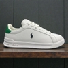 Giày sneaker hàng hiệu Polo Ralph Lauren Heritage Court II White Tan chính hãng - Trắng nâu