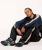 Giày sneaker chính hãng  XLARGE × Puma Velophasis Black/Clyde Royal - Đen xanh neon - Size  42