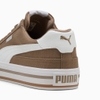 Giày thể thao sneaker chính hãng Puma Court Classic Vulcanised Formstrip Unisex Brown White - Nâu trắng