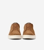 Giày hiệu Cole Haan chính hãng GrandPro Luxe Slip-On Sneakers Suede Brown Raven Ivory  - Nâu đen Da lộn