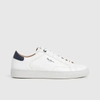 [Hàng auth] Giày thể thao sneaker thời trang thương hiệu Anh Pepe Jeans London Leather White Classic - Trắng cổ điển