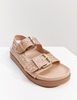 Giày Sandals Marks and Spencer M&S London chính hãng - Buckle Ankle Strap Sandals Cream - Be
