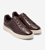 Giày hiệu Cole Haan chính hãng GrandPro Luxe Slip-On Sneakers Ivory  - Nâu