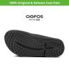 Dép phục hồi sức khoẻ chính hãng OOFOS - Dép Unisex Healthy - Đen