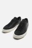 Giày sneaker Zara ORIGINS Leather Black chính hãng - Da thật - Đen