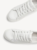 Hàng Auth Full box Giày sneaker Tamaris chính hãng Leather All White Classic - Da Trắng Dáng cổ điển