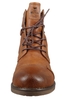 [ Hàng Auth - Full box ] Giày boots chính hãng Mustang Lace-up ankle boots size 37 - Nâu