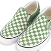 Giày Vans chính hãng Slip on Checkerboard Shale Green - Xanh lá