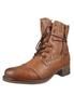[ Hàng Auth - Full box ] Giày boots chính hãng Mustang Lace-up ankle boots size 37 - Nâu