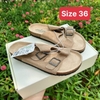 Dép đế trấu chính hãng Châu Âu size 35 36