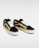 Giày Vans chính hãng Old Skool Premium Flame Black - Lửa Đen